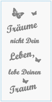 Tealight with saying