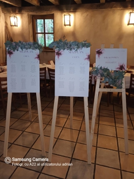 Staffeilei für Sitzplan Hochzeit