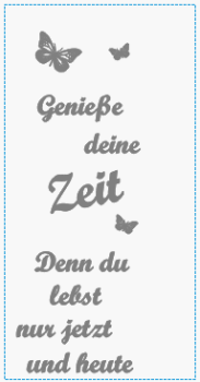 Tealight with saying