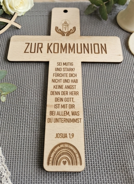 Kreuz zur Kommunion/Taufe