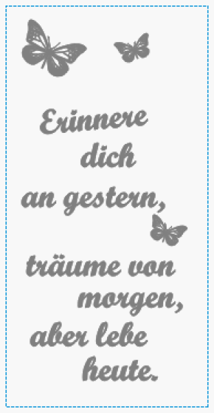 Tealight with saying