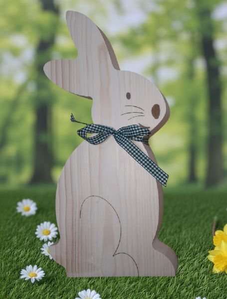 Easter bunny from wood