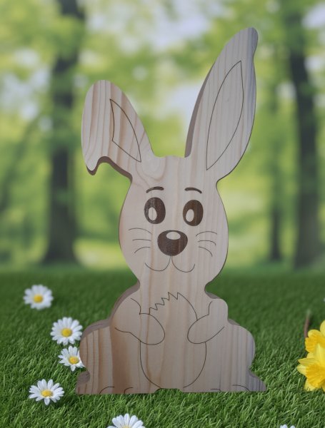 Easter bunny from wood