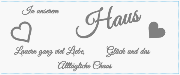 Holzschild mit Spruch