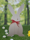 Easter bunny from wood